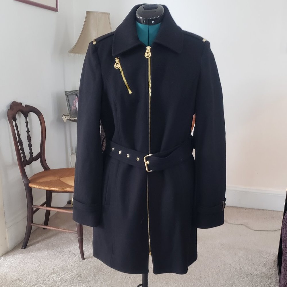 MICHAEL Michael Kors Wool Blend Peacoat
